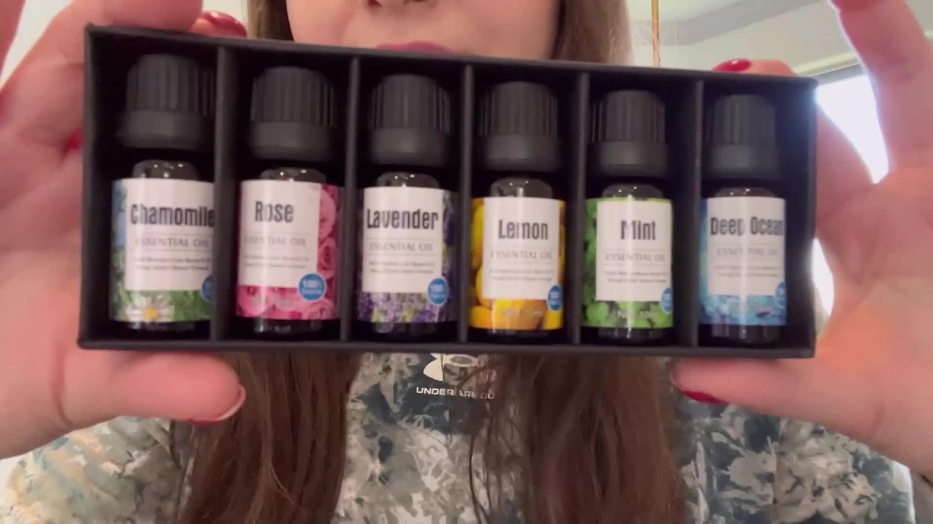 Aromatherapy Essential Oils Set - Not only for Relaxation and Soothing, but also can Home Care, Soap Scents, Candle Making Scents, Aromatherapy, Gifts - with Lavender, Lemon, Peppermint, Chamomile, Deep Sea, Rose Oils.