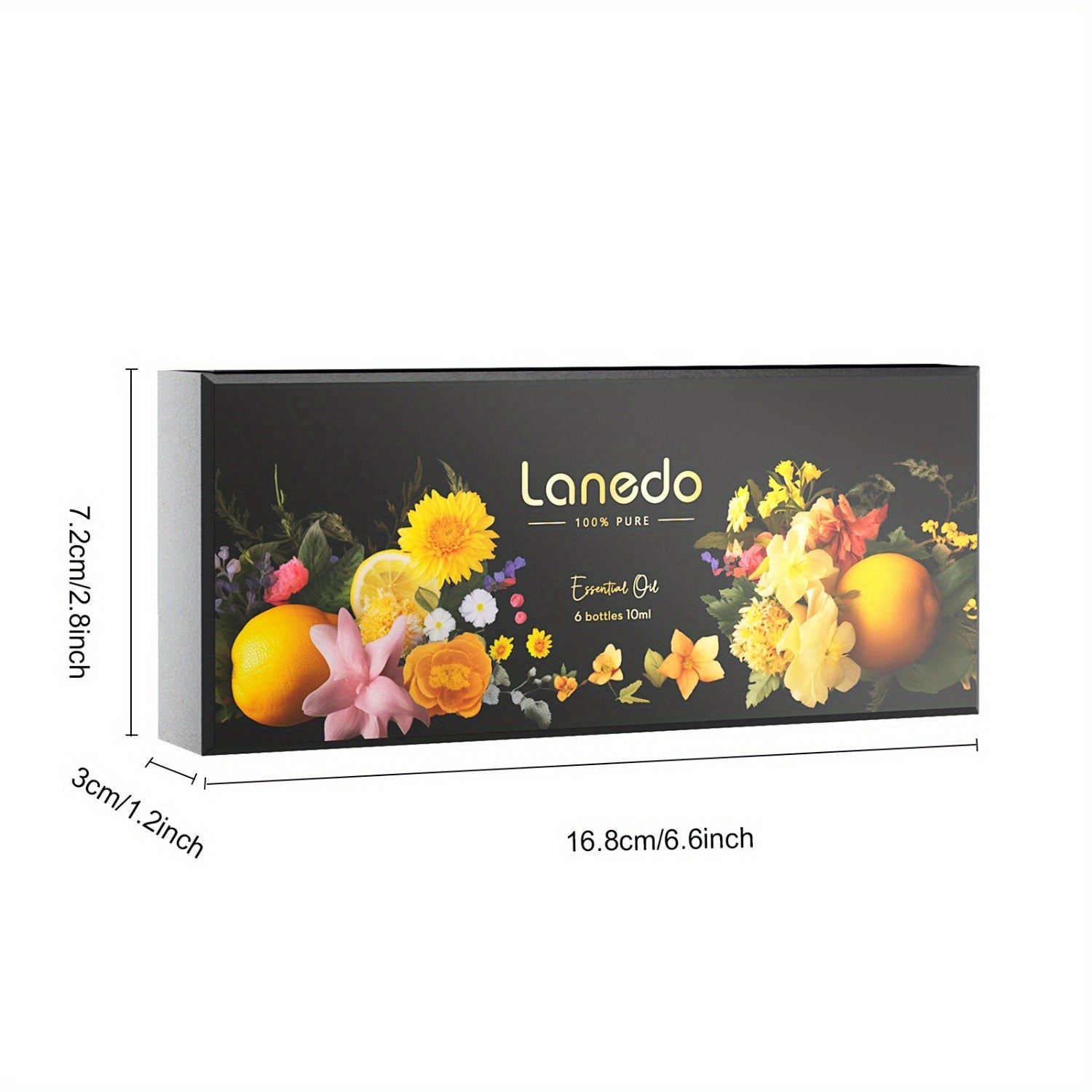 Aromatherapy Essential Oils Set - Not only for Relaxation and Soothing, but also can Home Care, Soap Scents, Candle Making Scents, Aromatherapy, Gifts - with Lavender, Lemon, Peppermint, Chamomile, Deep Sea, Rose Oils.