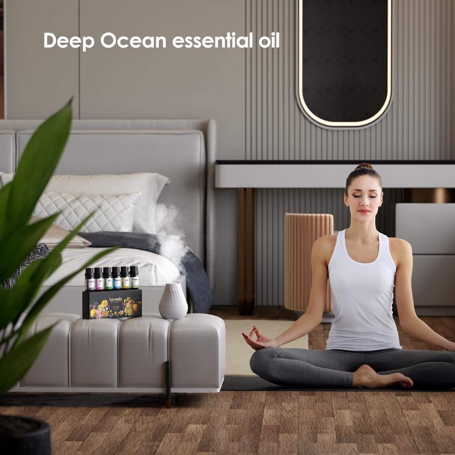 Aromatherapy Essential Oils Set - Not only for Relaxation and Soothing, but also can Home Care, Soap Scents, Candle Making Scents, Aromatherapy, Gifts - with Lavender, Lemon, Peppermint, Chamomile, Deep Sea, Rose Oils.