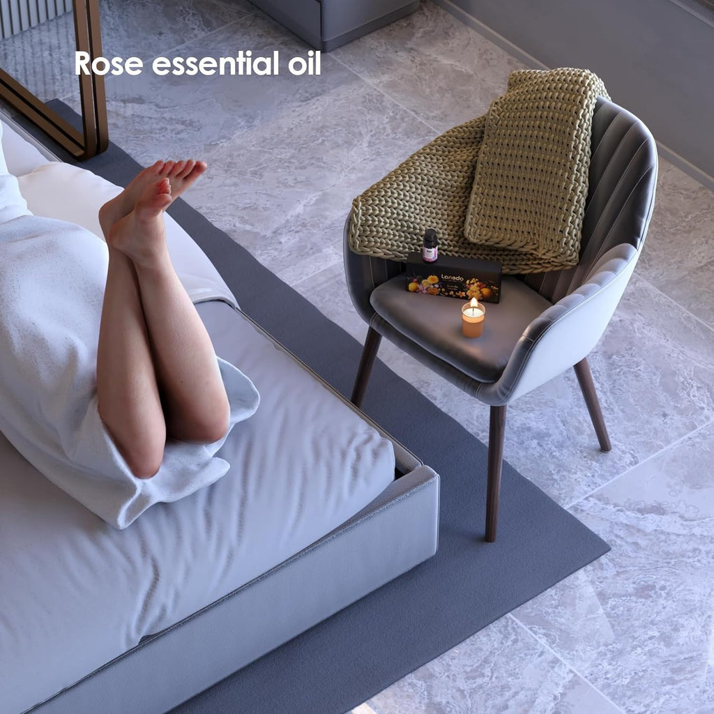 Aromatherapy Essential Oils Set - Not only for Relaxation and Soothing, but also can Home Care, Soap Scents, Candle Making Scents, Aromatherapy, Gifts - with Lavender, Lemon, Peppermint, Chamomile, Deep Sea, Rose Oils.