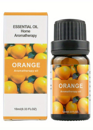 0.34oz Aromatherapy Essential Oils Set for Diffuser, DIY Jewelry Casting - Plant-Based Fragrance Oil, Multi-Scent Pack - Lavender, Rose, Jasmine, Lemon, Peppermint, Orange - Non-Toxic, Water-Soluble