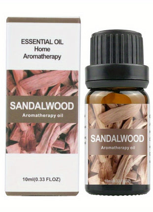 0.34oz Aromatherapy Essential Oils Set for Diffuser, DIY Jewelry Casting - Plant-Based Fragrance Oil, Multi-Scent Pack - Lavender, Rose, Jasmine, Lemon, Peppermint, Orange - Non-Toxic, Water-Soluble