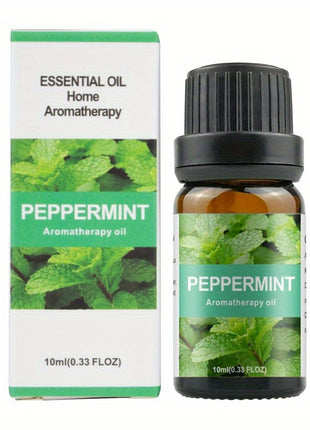 0.34oz Aromatherapy Essential Oils Set for Diffuser, DIY Jewelry Casting - Plant-Based Fragrance Oil, Multi-Scent Pack - Lavender, Rose, Jasmine, Lemon, Peppermint, Orange - Non-Toxic, Water-Soluble