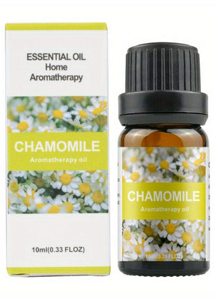 0.34oz Aromatherapy Essential Oils Set for Diffuser, DIY Jewelry Casting - Plant-Based Fragrance Oil, Multi-Scent Pack - Lavender, Rose, Jasmine, Lemon, Peppermint, Orange - Non-Toxic, Water-Soluble