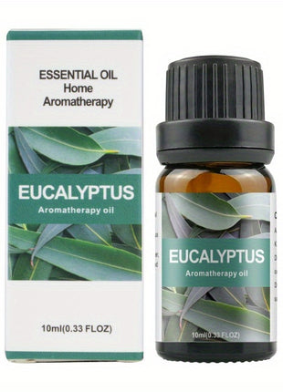 0.34oz Aromatherapy Essential Oils Set for Diffuser, DIY Jewelry Casting - Plant-Based Fragrance Oil, Multi-Scent Pack - Lavender, Rose, Jasmine, Lemon, Peppermint, Orange - Non-Toxic, Water-Soluble