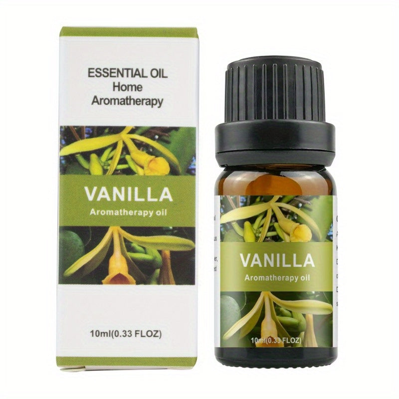 0.34oz Aromatherapy Essential Oils Set for Diffuser, DIY Jewelry Casting - Plant-Based Fragrance Oil, Multi-Scent Pack - Lavender, Rose, Jasmine, Lemon, Peppermint, Orange - Non-Toxic, Water-Soluble