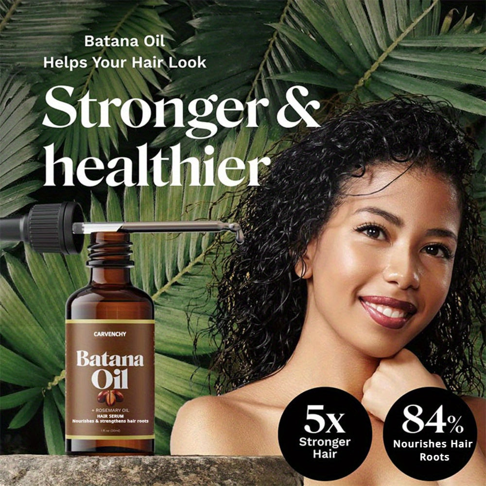 4Pcs Batana and Rosemary hair care Essential Oils, Batana Oil with Rosemary, Deep Moisturizing & Soothing, Care for Straight, Shiny and Voluminous Hair, Suitable for All Hair Types