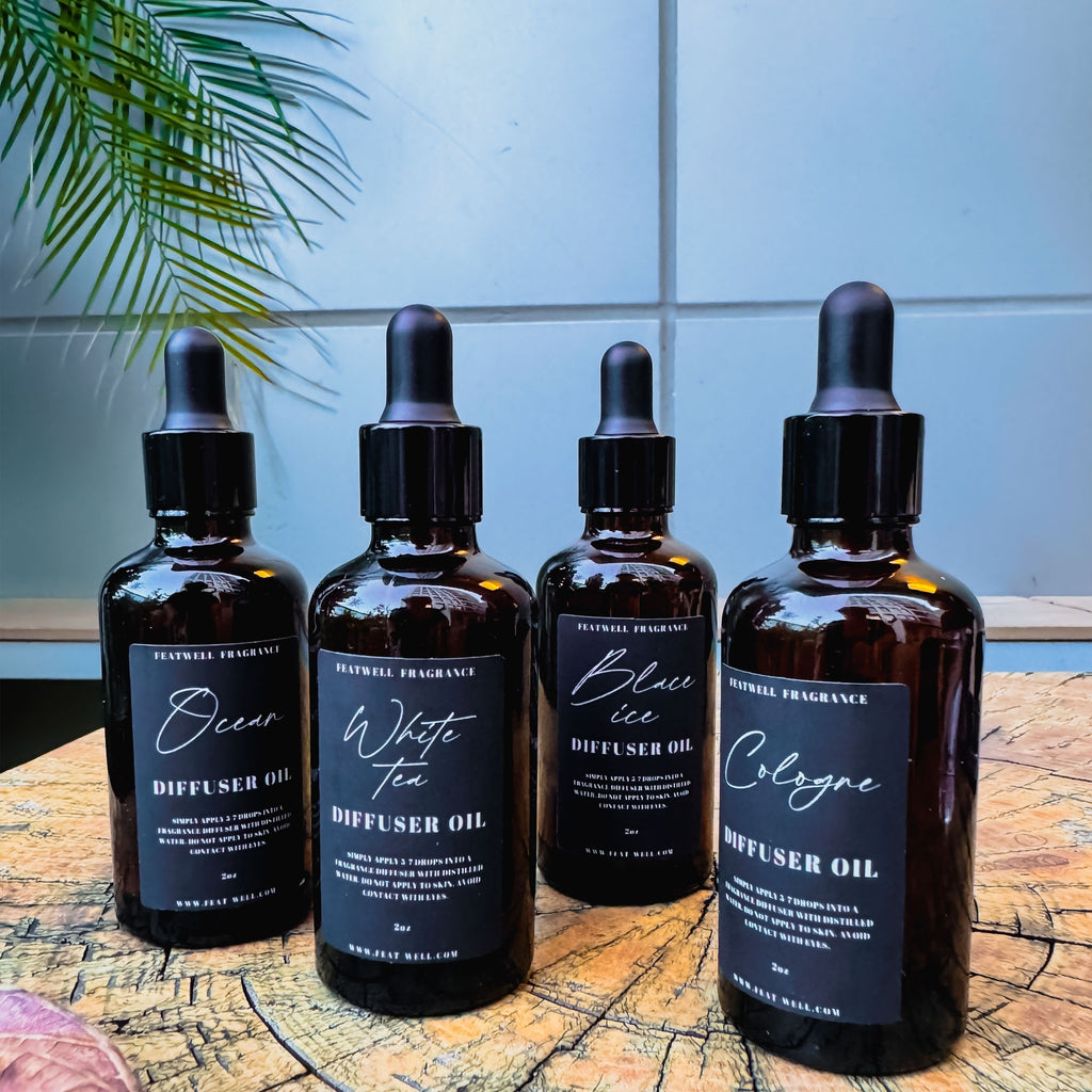 2oz Fragrance Oils for Aromatherapy - Humidifier Diffuser Oils for Home, Yoga, DIY Candle and Soap Making - Premium Essential Oils for Relaxation and Wellness