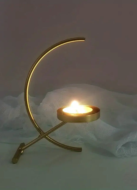 Simple Design Candle Holder for Dining Table Decor