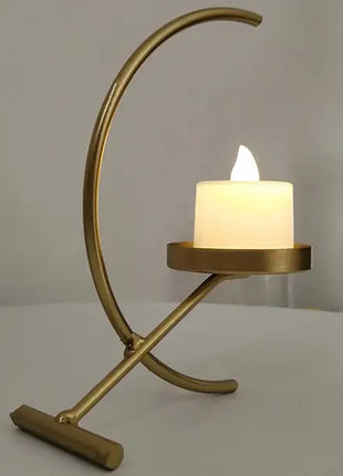 Simple Design Candle Holder for Dining Table Decor