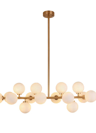Modern Glass Ball Multi-Head Chandelier