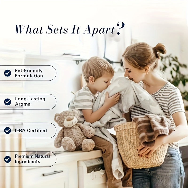 JCLOUD Essential Oils For Laundry, Clean Scent Fragrance Oils Set, Use With Wool Dryer Balls - Fresh Linen, Soft Laundry, Warm Cotton Essential Oils For Diffusers For Home, Natural Fresh Scent, 6x10mL