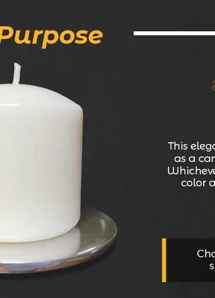 Multi-Purpose Round Candle Holder / Coaster