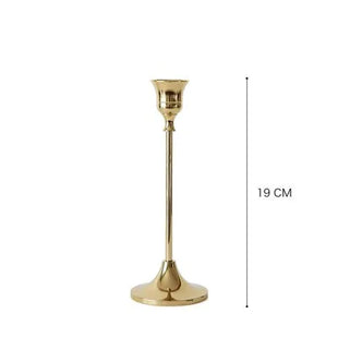 Elegant Vintage Gold Candle Holder