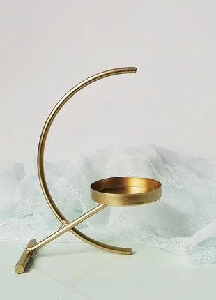 Simple Design Candle Holder for Dining Table Decor