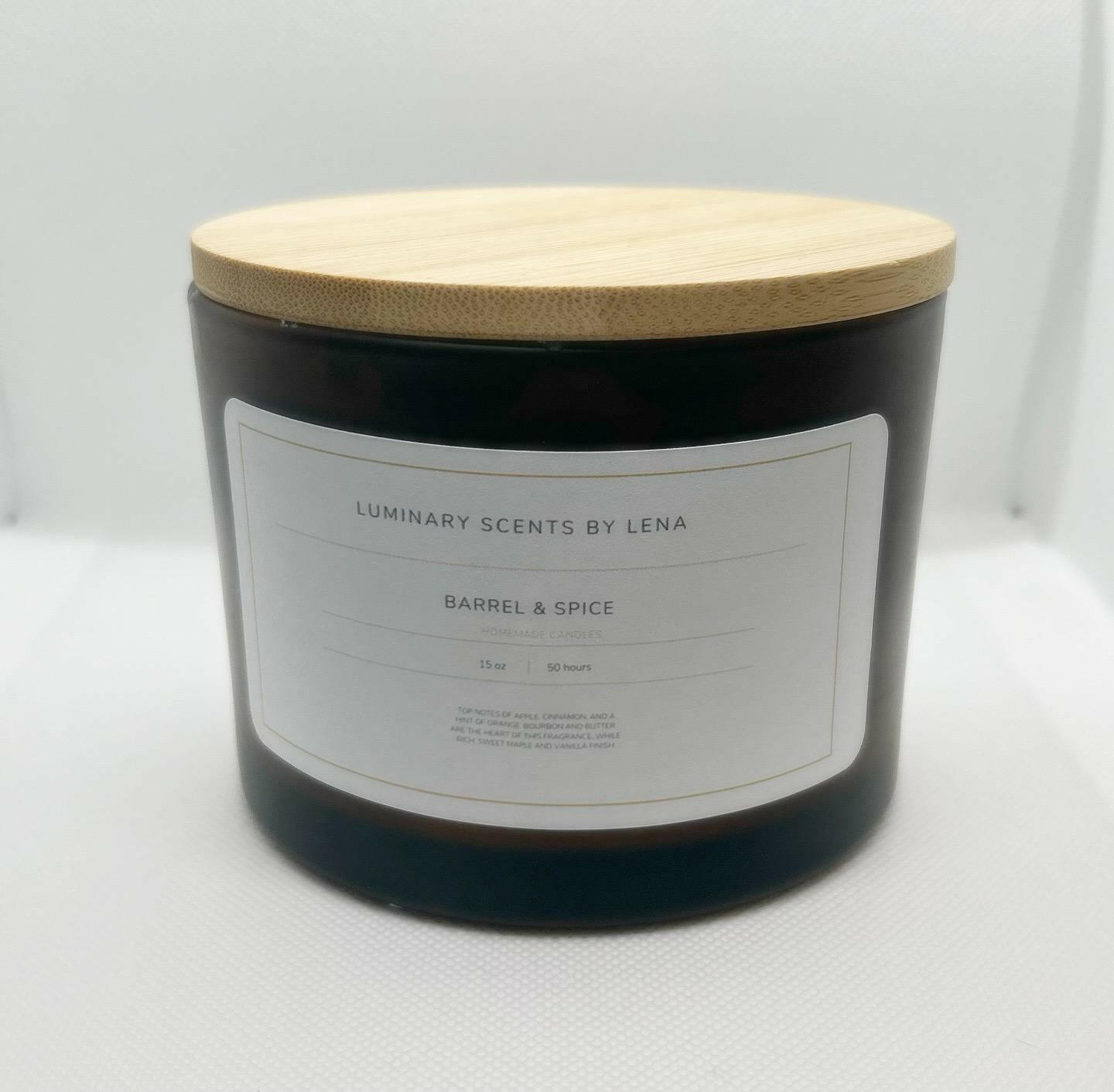 Barrel and Spice -  (maple, bourbon, apple) 15 oz