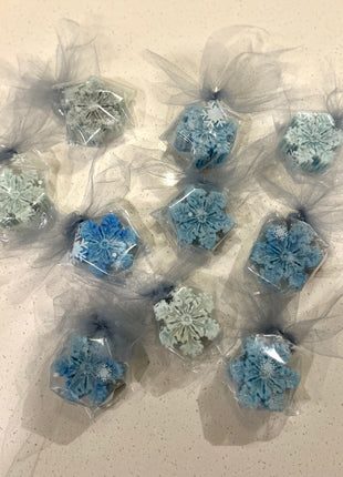 Snowflake Stocking Stuffers – Luxury Mini Holiday Wax Melts