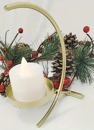 Simple Design Candle Holder for Dining Table Decor