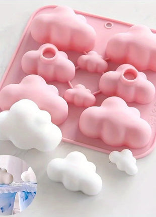 1pc The Cloud-shaped Mold for Candles Can Be Used To Make Molds for Candles and Soap Supplies