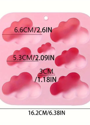 1pc The Cloud-shaped Mold for Candles Can Be Used To Make Molds for Candles and Soap Supplies