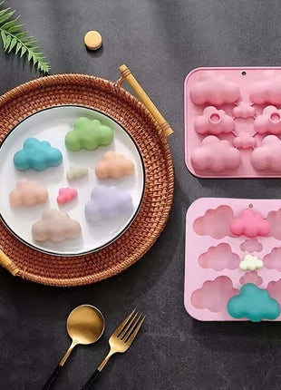 1pc The Cloud-shaped Mold for Candles Can Be Used To Make Molds for Candles and Soap Supplies