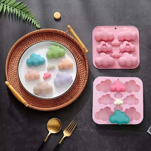 1pc The Cloud-shaped Mold for Candles Can Be Used To Make Molds for Candles and Soap Supplies