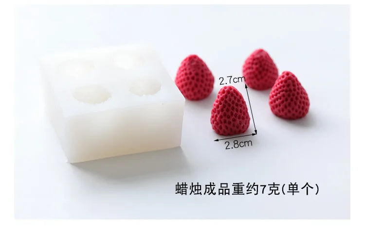 Emulational Cornmeal Candle Silicone Mold Fondant Baking Mould Candy Cake Biscuit Making Tools Kitchen Supplies Candle Moulds