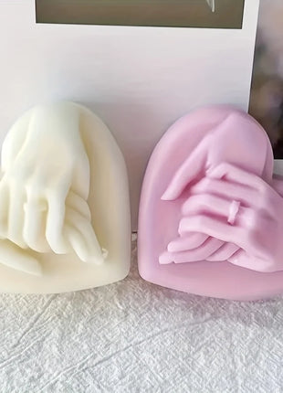 3D Heart-Shaped Silicone Candle Molds - Perfect for DIY Proposal, Valentine's Day, Aromatherapy Wax, Homemade Soap