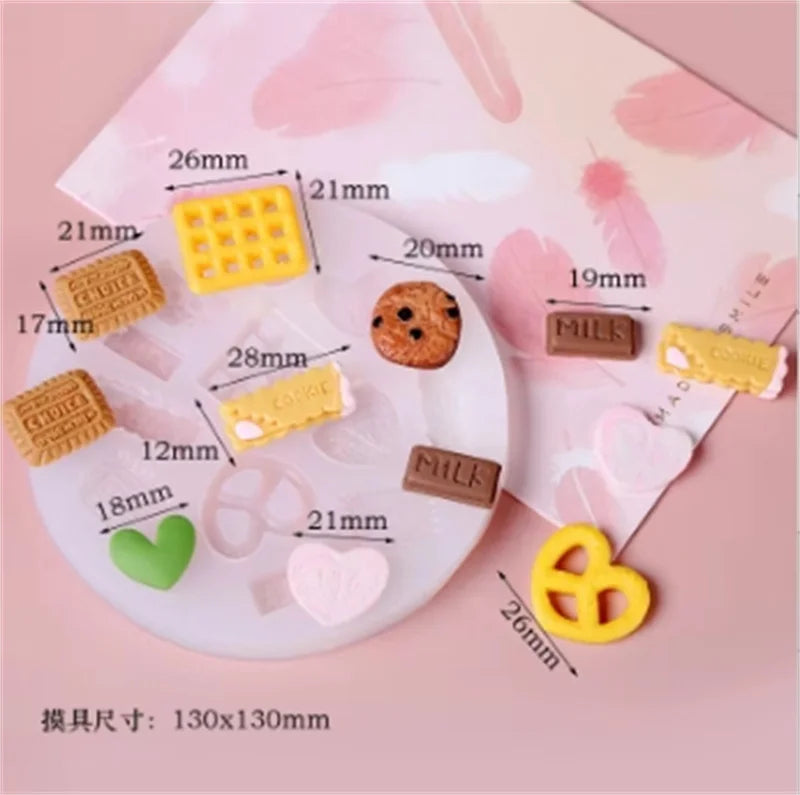 Emulational Cornmeal Candle Silicone Mold Fondant Baking Mould Candy Cake Biscuit Making Tools Kitchen Supplies Candle Moulds