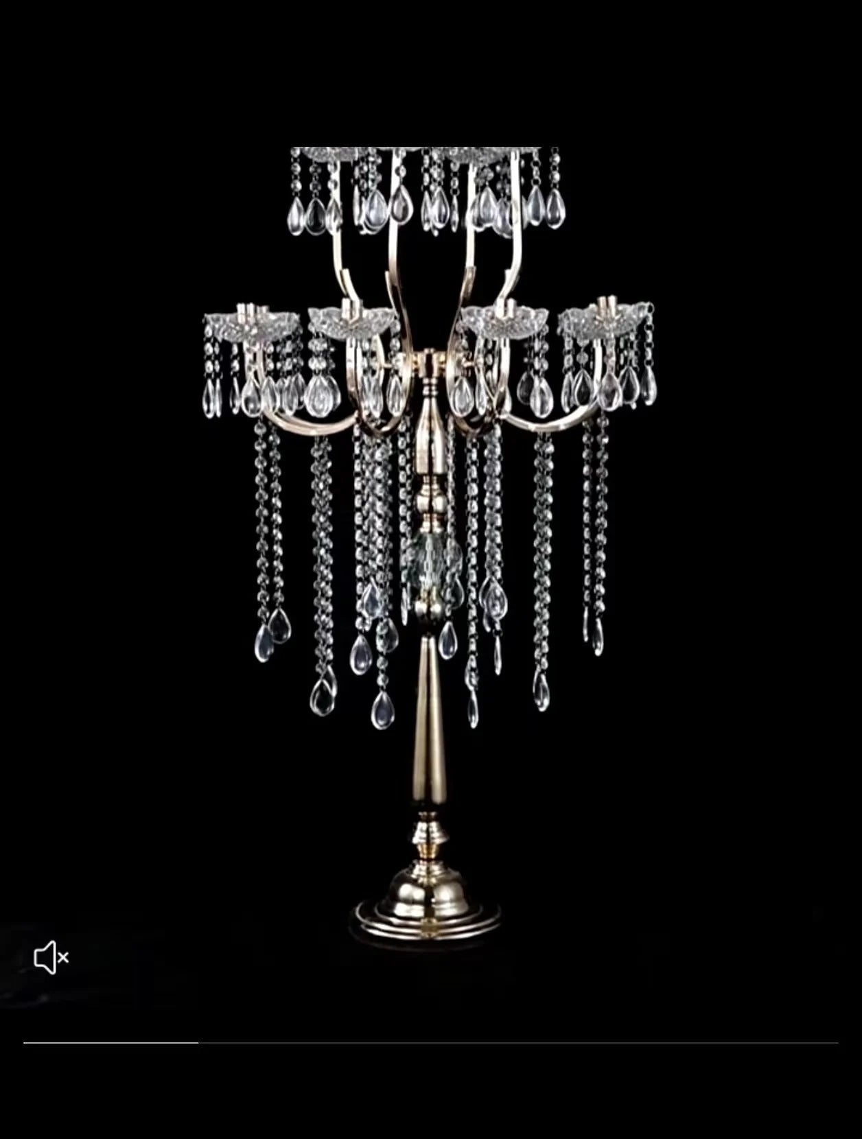 12-Head Crystal Candelabra