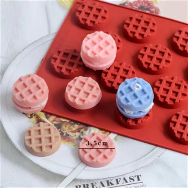 Emulational Cornmeal Candle Silicone Mold Fondant Baking Mould Candy Cake Biscuit Making Tools Kitchen Supplies Candle Moulds