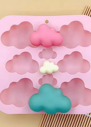 1pc The Cloud-shaped Mold for Candles Can Be Used To Make Molds for Candles and Soap Supplies