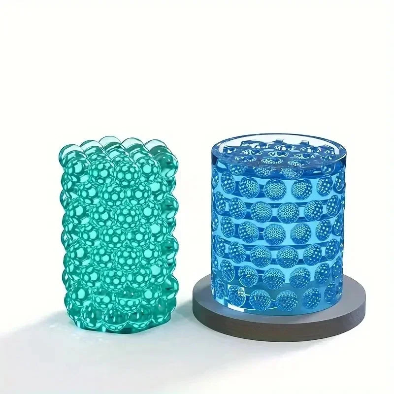 DIY Cylinder Candle Mold Silicone Candle Mold Silicone Handmade Soap Molds Cake Resin Molds 3D Art Wax Candle