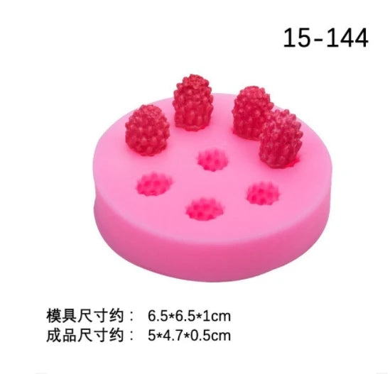 Emulational Cornmeal Candle Silicone Mold Fondant Baking Mould Candy Cake Biscuit Making Tools Kitchen Supplies Candle Moulds