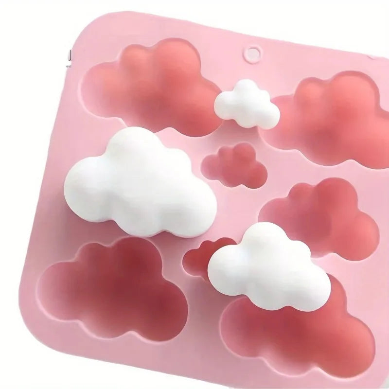 1pc The Cloud-shaped Mold for Candles Can Be Used To Make Molds for Candles and Soap Supplies