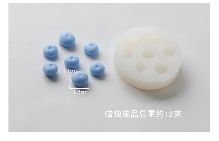 Emulational Cornmeal Candle Silicone Mold Fondant Baking Mould Candy Cake Biscuit Making Tools Kitchen Supplies Candle Moulds