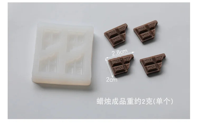 Emulational Cornmeal Candle Silicone Mold Fondant Baking Mould Candy Cake Biscuit Making Tools Kitchen Supplies Candle Moulds