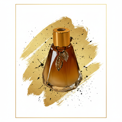 Amber No. 1 Luxury Reed Diffuser - Gold Border