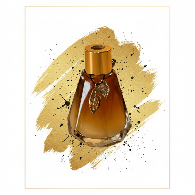 Amber No. 1 Luxury Reed Diffuser - Gold Border