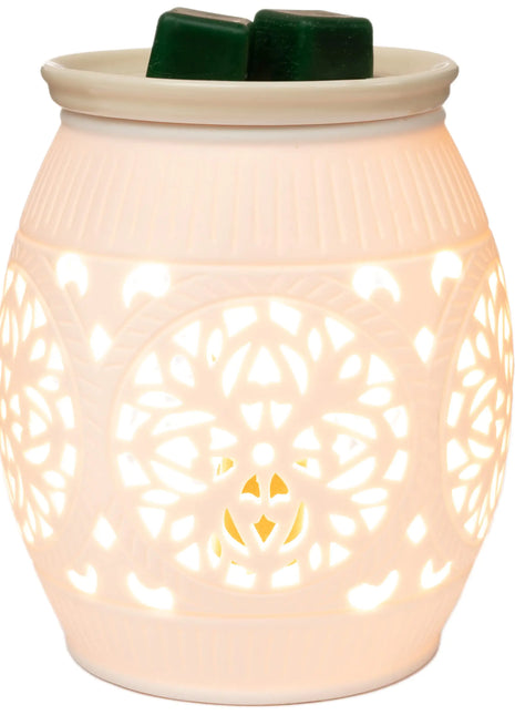 Scentsationals Wax Melt Warmer Wax Warmer for Scented Wax Melts - Boho Collection Rococco - Candle Wax Melter for Fragrance Cubes and Tarts