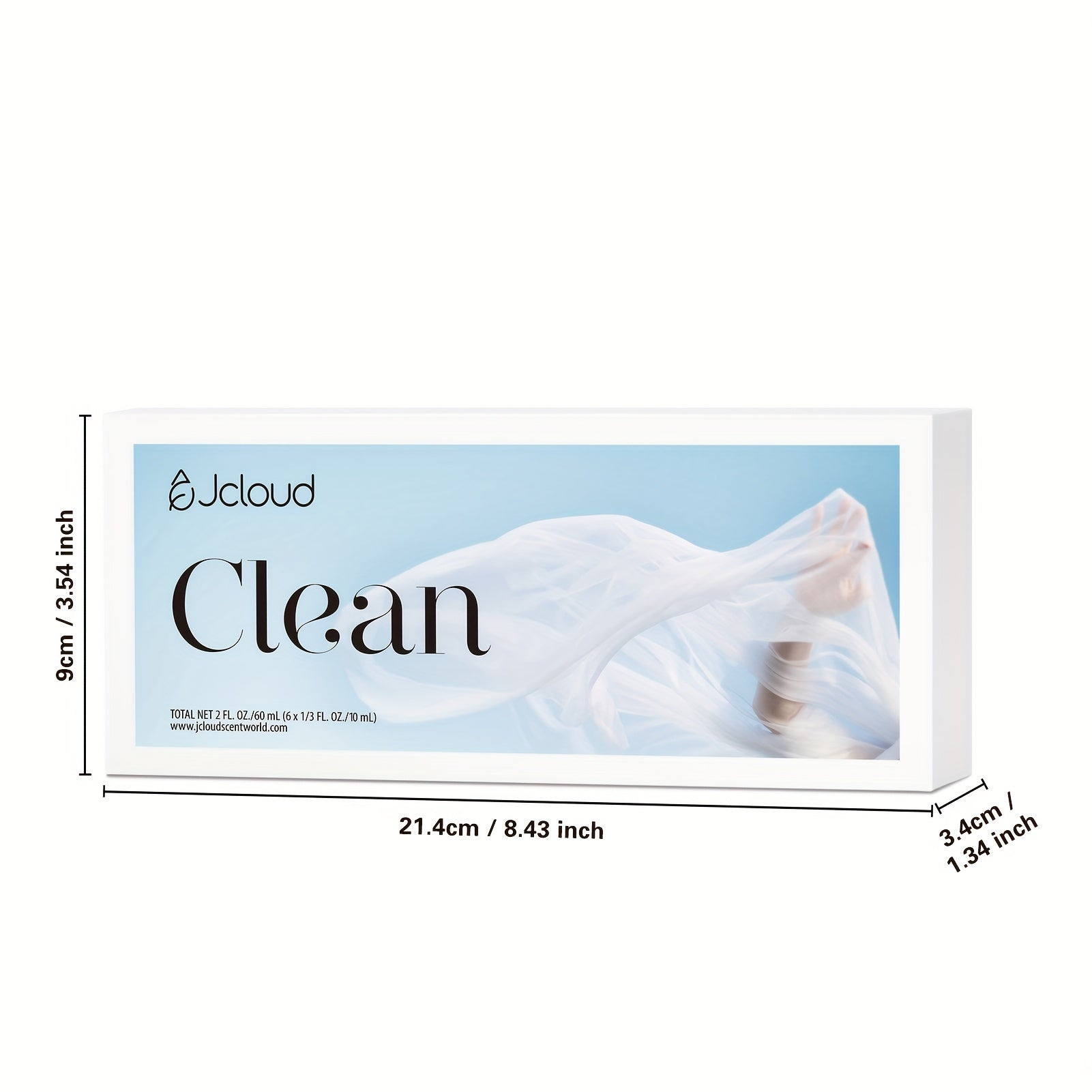 JCLOUD Essential Oils For Laundry, Clean Scent Fragrance Oils Set, Use With Wool Dryer Balls - Fresh Linen, Soft Laundry, Warm Cotton Essential Oils For Diffusers For Home, Natural Fresh Scent, 6x10mL