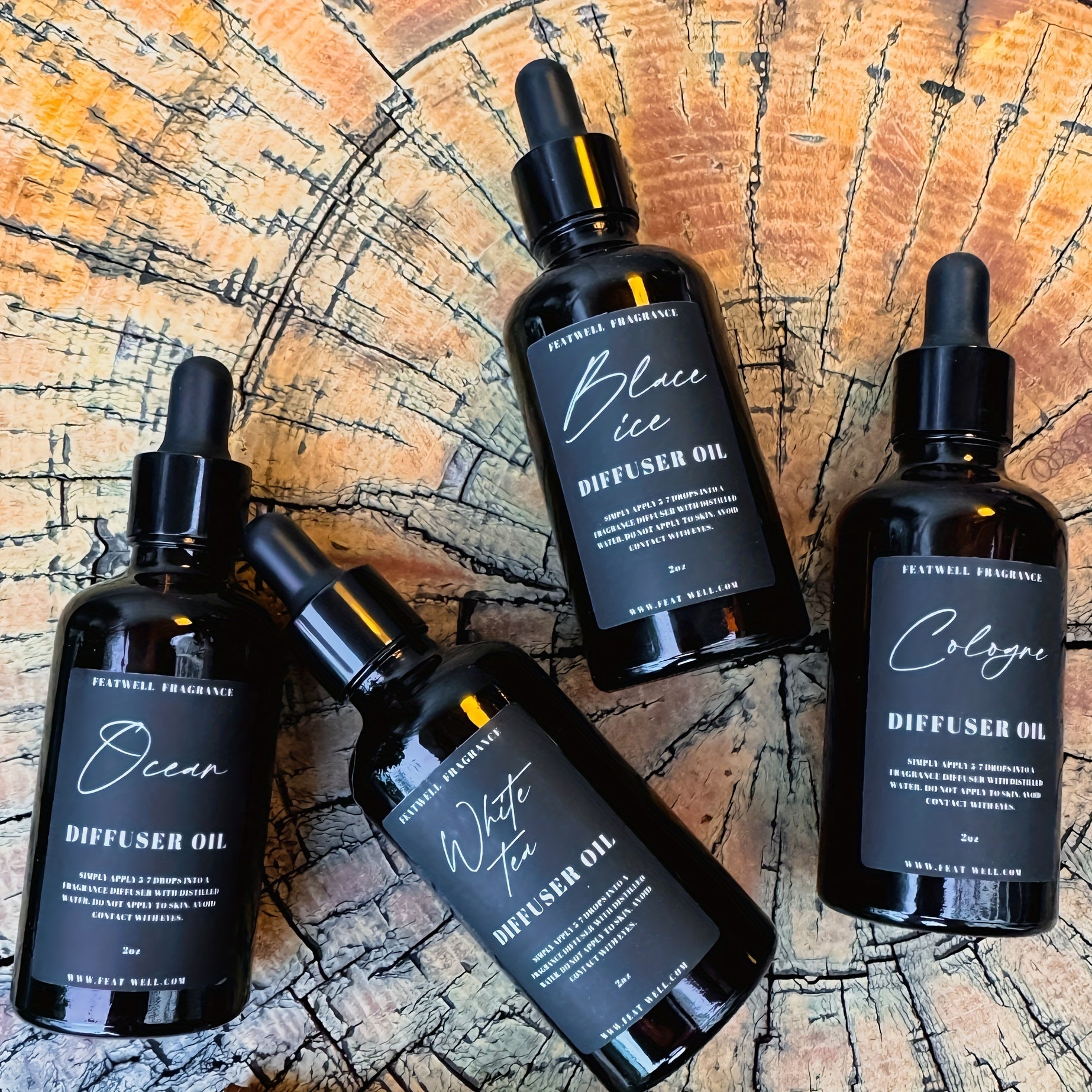 2oz Fragrance Oils for Aromatherapy - Humidifier Diffuser Oils for Home, Yoga, DIY Candle and Soap Making - Premium Essential Oils for Relaxation and Wellness