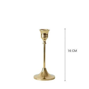 Elegant Vintage Gold Candle Holder