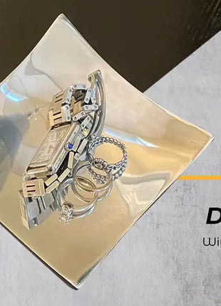 Multi-Purpose Wavy-Square Candle Holder