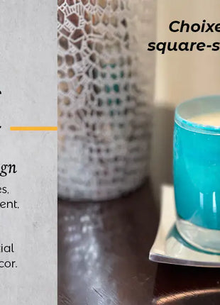 Multi-Purpose Wavy-Square Candle Holder
