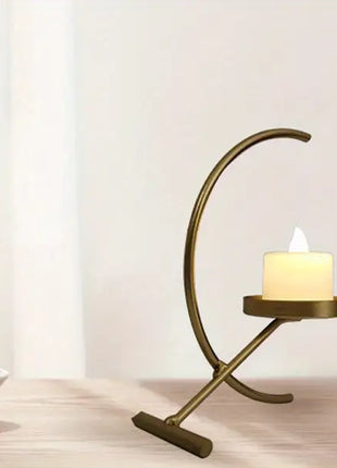 Simple Design Candle Holder for Dining Table Decor