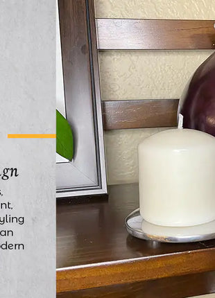 Multi-Purpose Round Candle Holder / Coaster