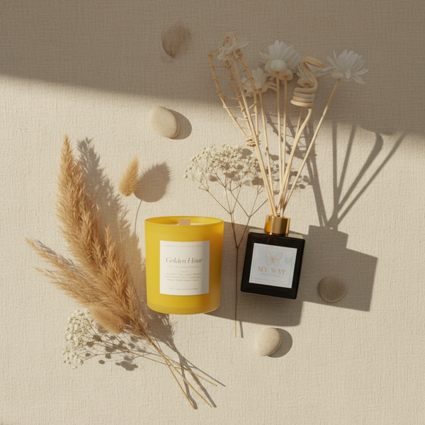 The FLOW Experience Bundle - Golden Hour and My Way Reed Diffuser